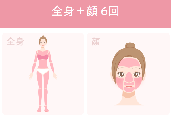 ④全身+顔6回 蓄熱式