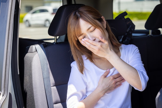 乗り物酔いによる吐き気には、抗ヒスタミン薬が効果的