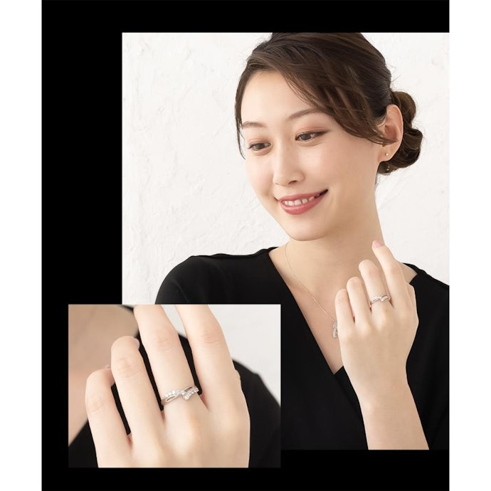指が太い人や短い人は、細く長く見せてくれるV字・S字がぴったり