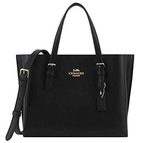 【極美品✨】 コーチ トートバッグ ターンロック ロゴ ブラック シボ革 極美品✨】 コーチ トートバッグ ターンロック ロゴ ブラック
