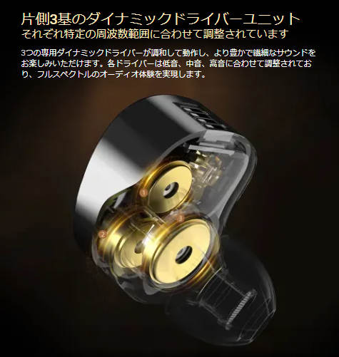 重低音をしっかり感じたい人は、ダイナミック型を選ぼう