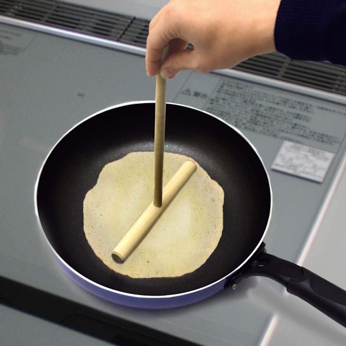 柄の長さは、フライパンの直径と同じくらいが使いやすい