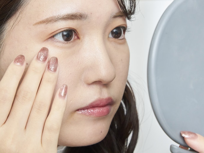 時間が経ってもかさつきはなく、ツヤのある質感をキープ