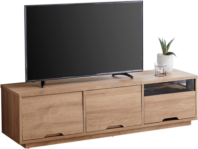 モニター周りをすっきりさせたいならテレビ台兼用タイプ。部屋が片付いて見える