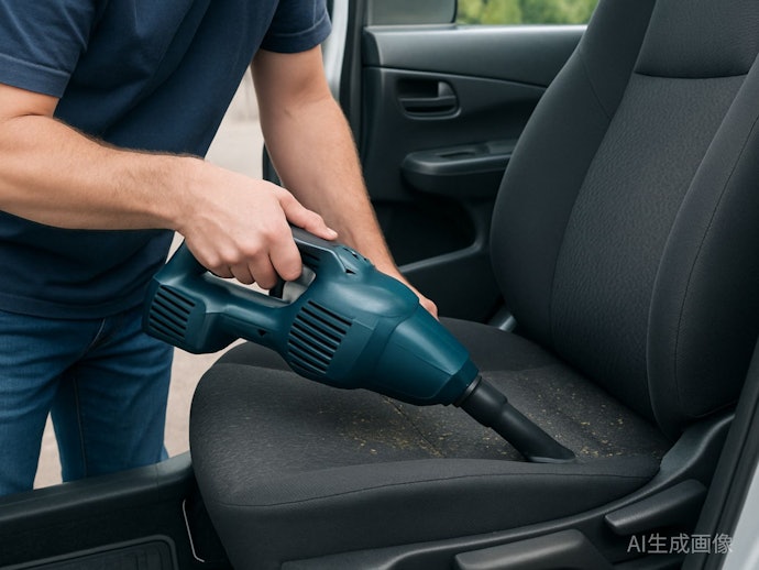 車内や什器の上など細かいところの掃除にはハンディタイプがおすすめ