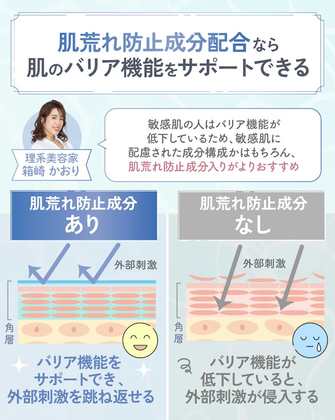 【敏感肌】肌荒れ防止成分入りの保湿クリームを選ぼう