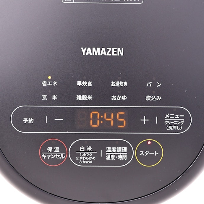 操作も簡単。調理機能もあり、日常使いしやすい