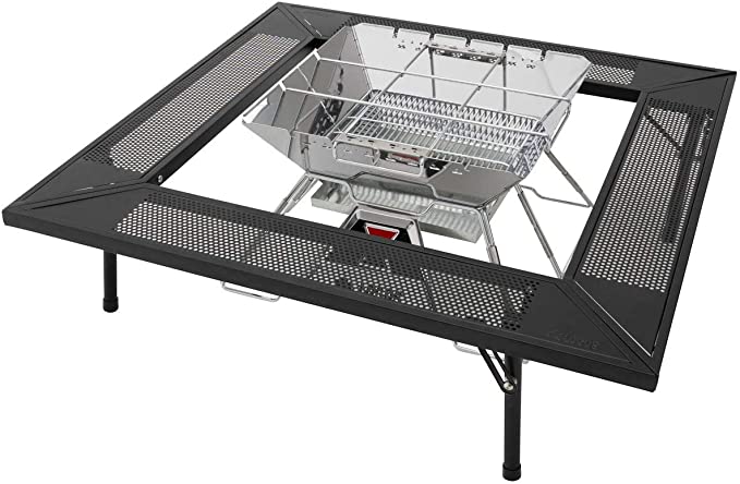 BBQ 囲炉裏テーブル 91×91cm 【組立簡単、軽量収納コンパクト】 楽天市場】囲炉裏 テーブル（スポーツ・アウトドア）の通販
