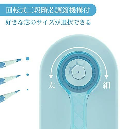 鉛筆を多用途に使う人は、芯の太さを調節できるものがぴったり