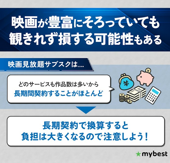 観たいジャンルの配信数が豊富な映画見放題サブスクのなかで、安いものを選ぼう