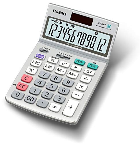 簿記2級以上の受験や経理業務で使う場合は、実務電卓の購入がおすすめ