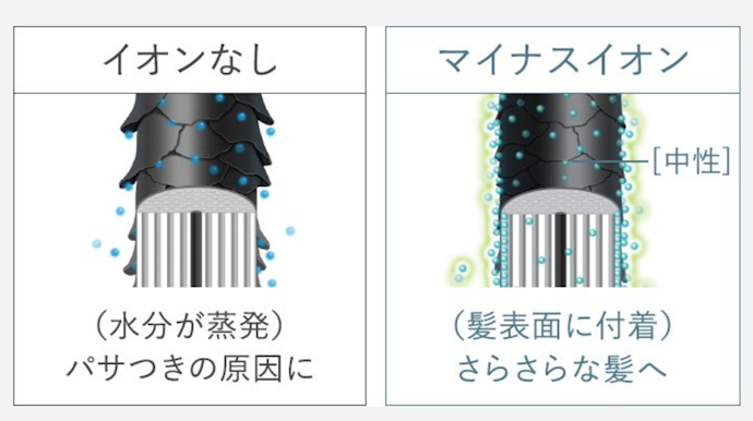 留学など長期滞在する予定なら、イオン機能付きなど髪のダメージに配慮したドライヤーをチョイス