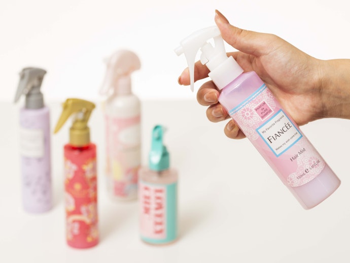 トリガータイプ:勢いよく噴射され、ヘアセットのアイテムとして使用もOK