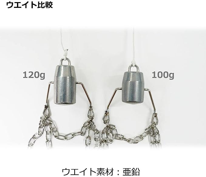 頑固な根掛かりを回収したいならオモリが100g以上あるとベター