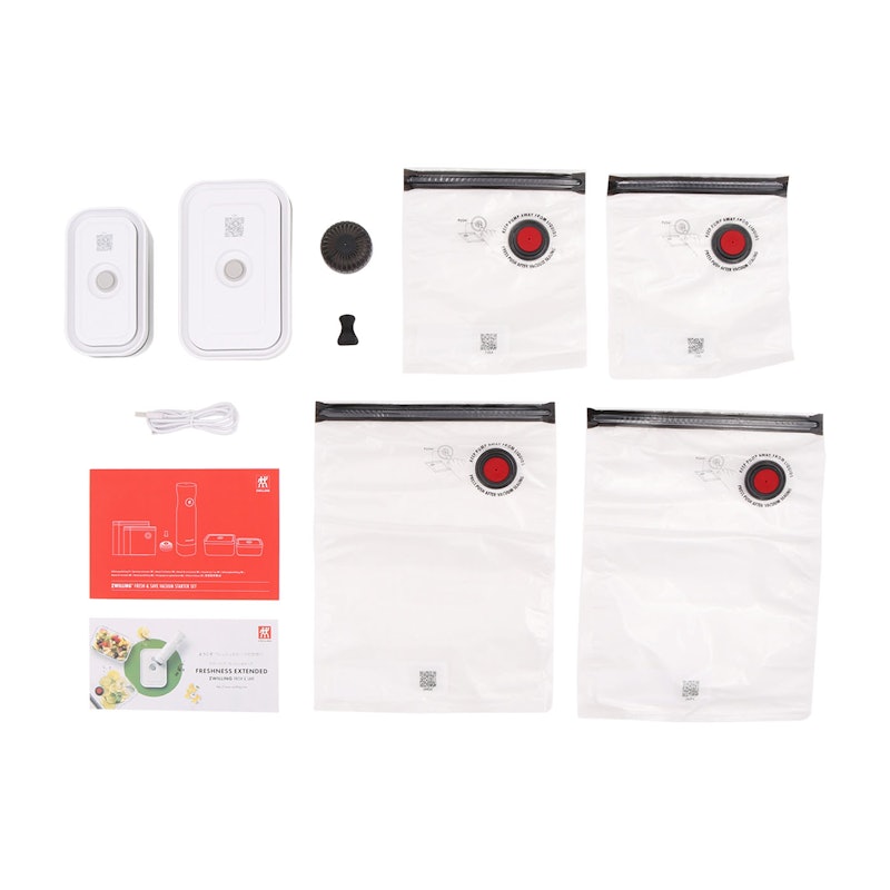 ツヴィリング　フレッシュ&セーブ　真空パック機　スターター　3点セット ツヴィリング】フレッシュアンドセーブ真空パック機 スターターセット