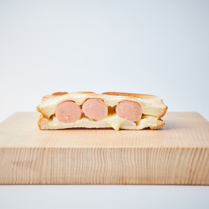 ホットサンドのおいしさはいまひとつの結果に