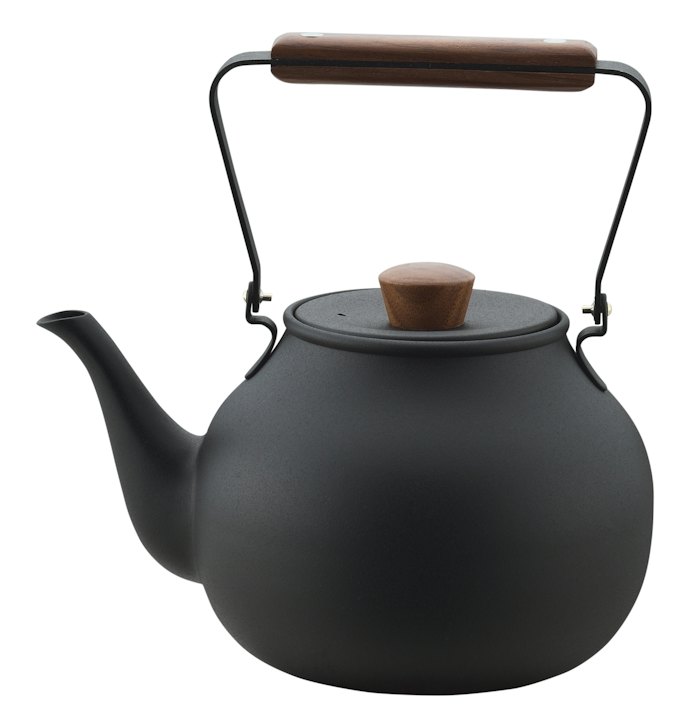 上手型の急須を使えば、熱いほうじ茶・番茶も淹れやすい