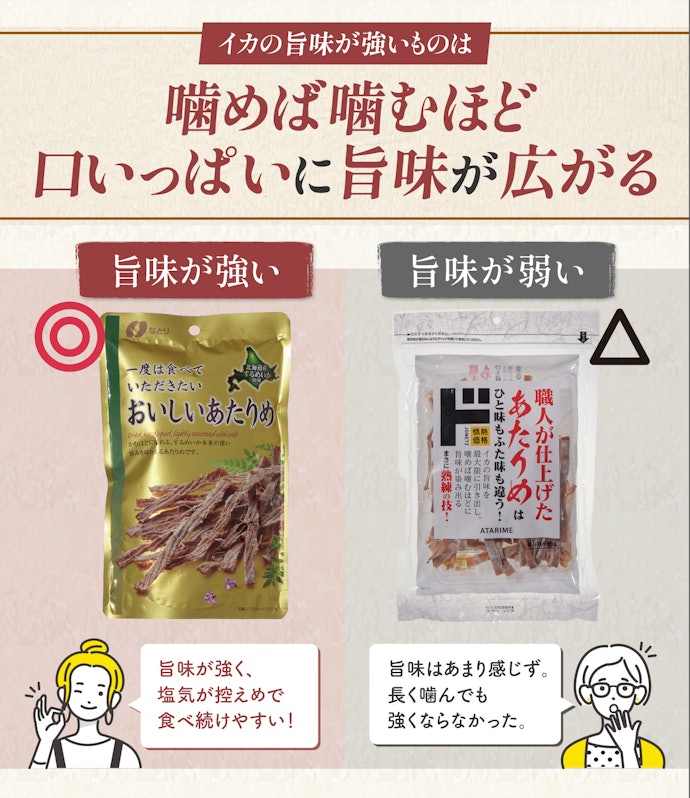 イカの旨味が強いと、食べる手が止まらないほどおいしかった!