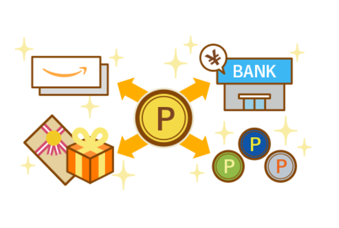 PayPay・楽天ポイント・現金など主要な交換先に幅広く対応