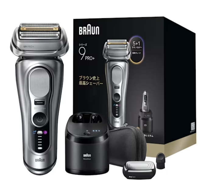 BRAUN シリーズ9 Proの最新モデル。剃り心地・使い勝手にこだわりたい人に