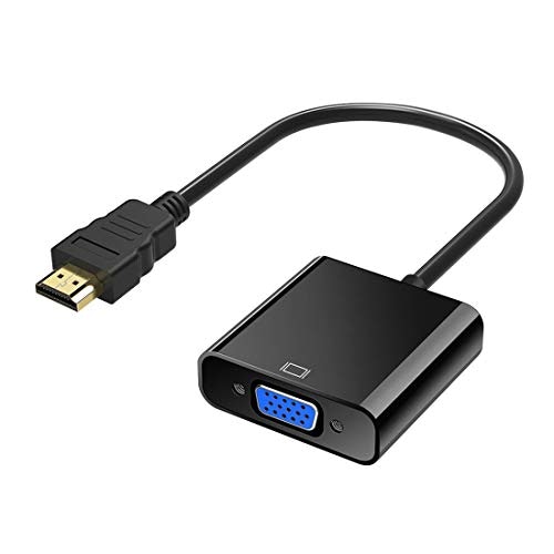HDMIオス-VGAメス:手持ちのVGAケーブルを活用したい場合