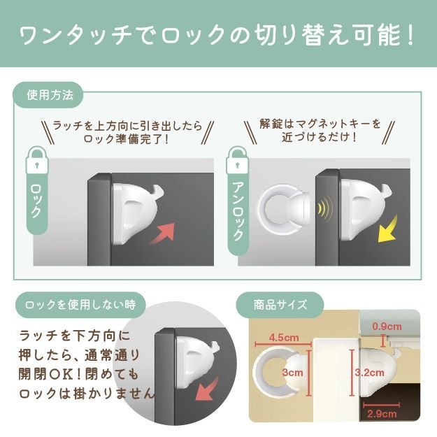 厚み3~4cm以内の木製の扉ならマグネット式も候補。オートロックで便利