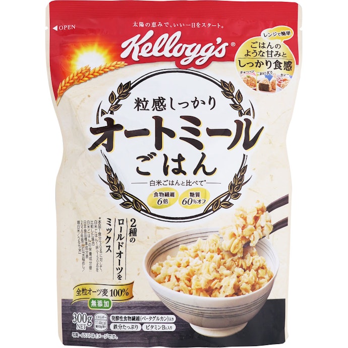 お米の代わりにして食べたいなら、ロールドオーツをチョイス