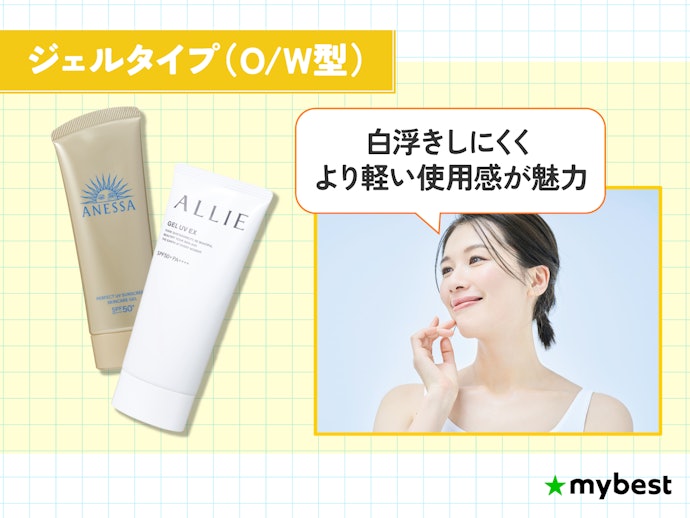 より使用感重視なら、みずみずしさのあるジェルタイプがおすすめ