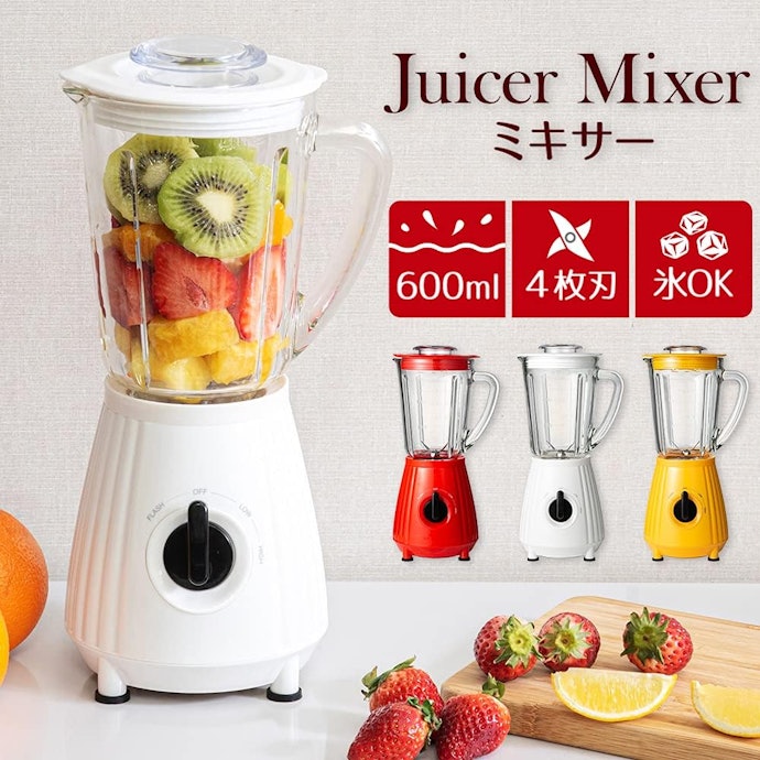 氷や冷凍食材に対応したものなら、レシピの幅が広がる
