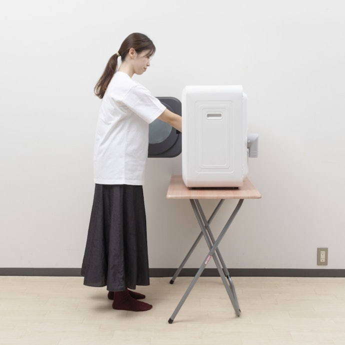 コンパクトサイズで場所を選ばず設置できる