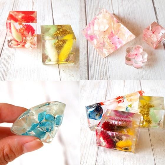 小ぶりな作品なら硬化時間が短いもの、じっくり作るなら長いものに注目