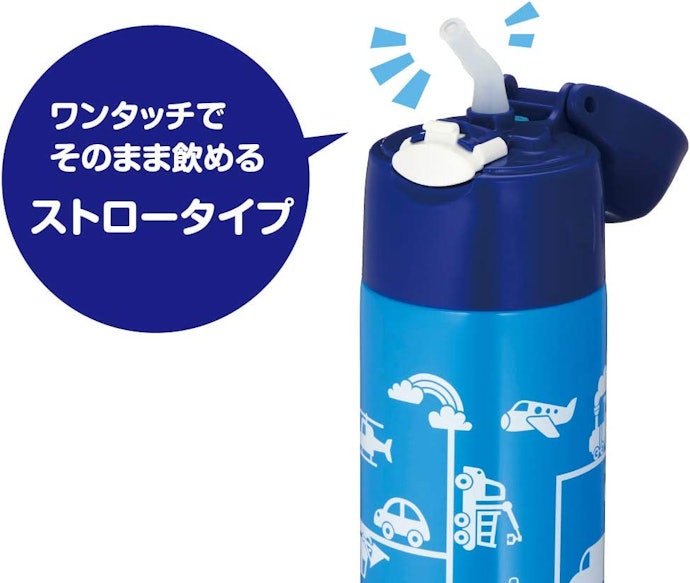 はじめての水筒なら飲みやすいストロータイプがおすすめ