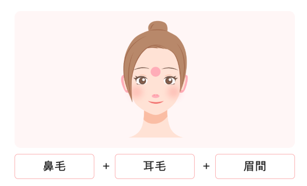 【オプションメニュー】身だしなみセット5回 熱破壊式