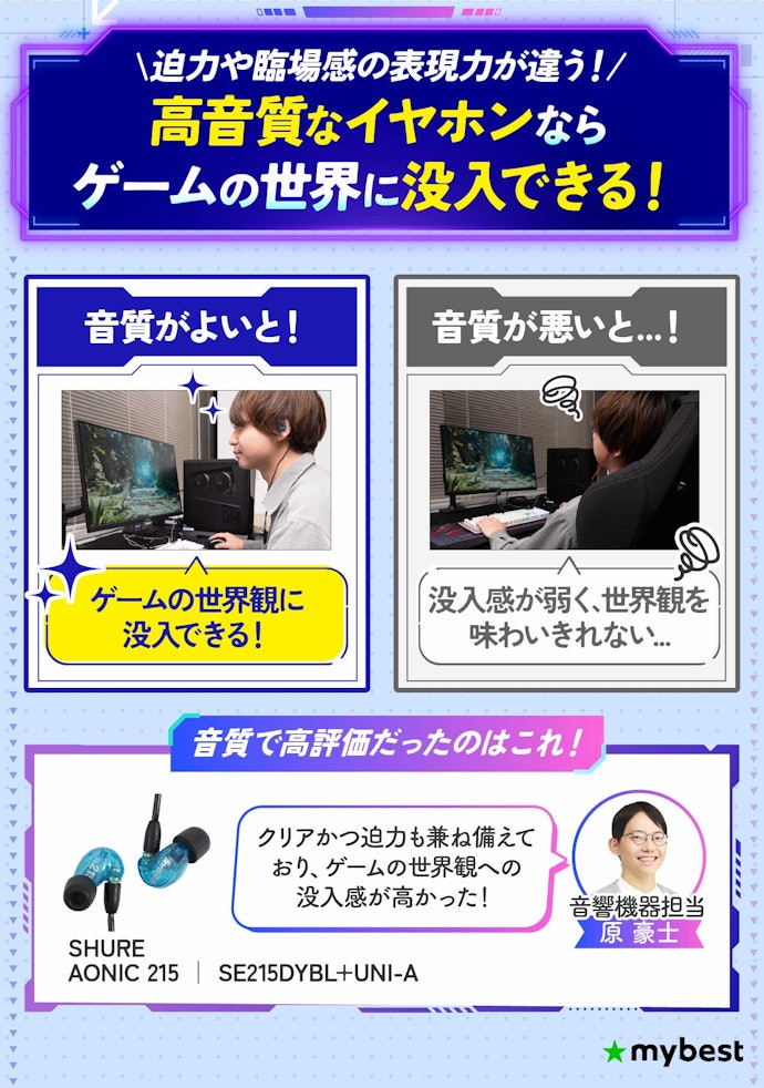 RPGの世界観に浸りたいなら音質をチェック!