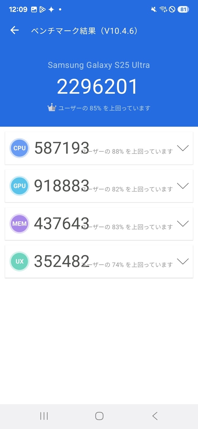 処理性能は比較したなかでトップクラス!ゲームを楽しみたい人にぴったり
