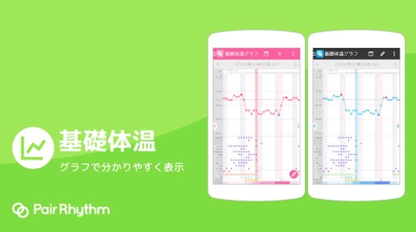 基礎体温が管理できるものを。グラフの見やすさもチェック!