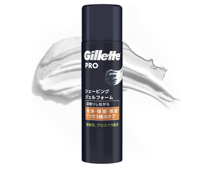 深剃りしたいなら、浸透しやすいジェルフォームタイプがぴったり