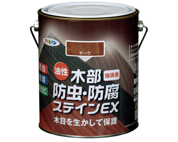 自然な木目を活かしたいならステイン系塗料がぴったり