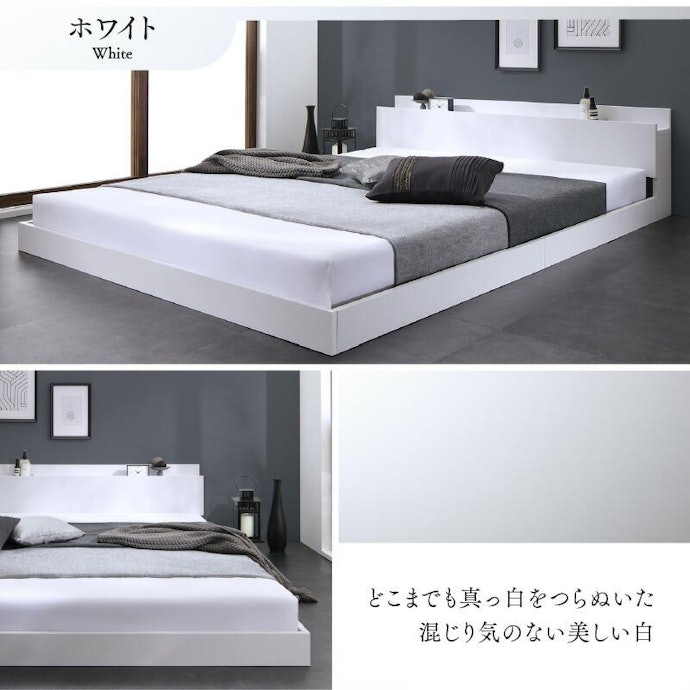部屋の圧迫感をなくしたい人は明るい色のヘッドボードがおすすめ