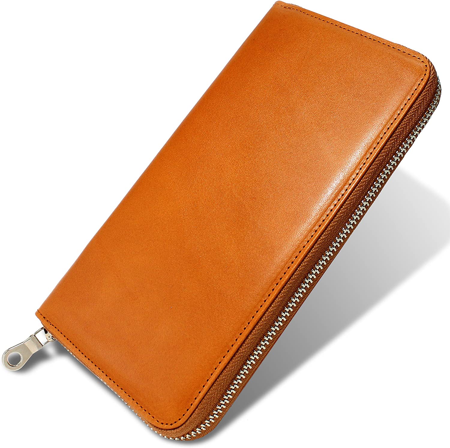 atelierCODEL 長財布 栃木レザー メンズ 財布 本革 (手染めブラウン