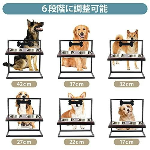 犬の体高よりも10cmほど低い食器を選ぶのがポイント