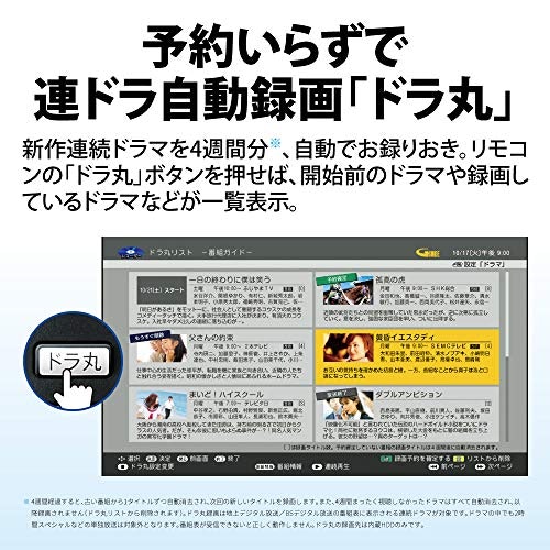 自動録画機能があれば、見たい番組の録画し忘れを防止できる