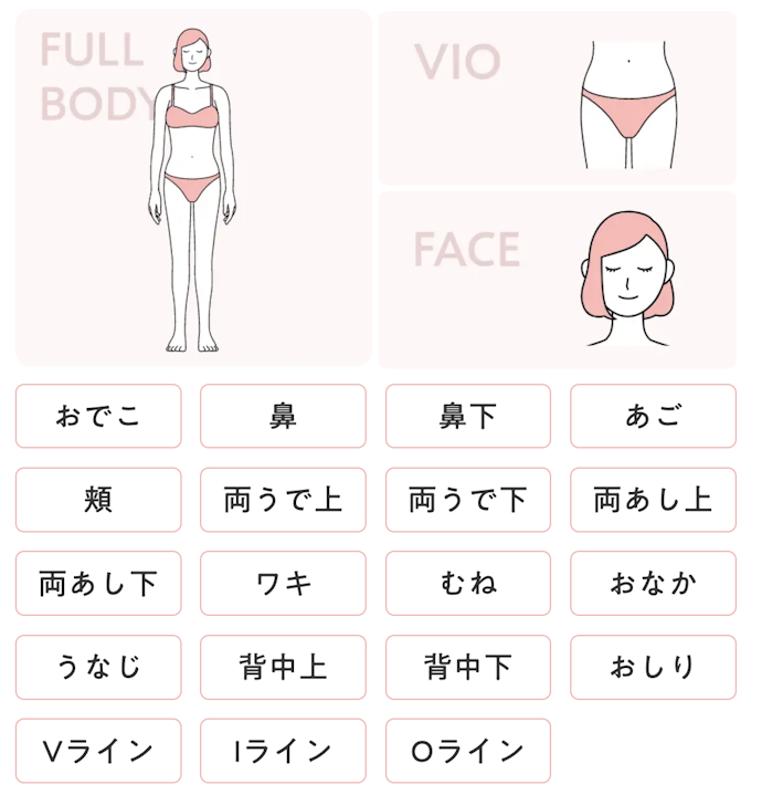 VIO・顔込みの全身脱毛6回プランは93,500円!中央値を下回る安さ