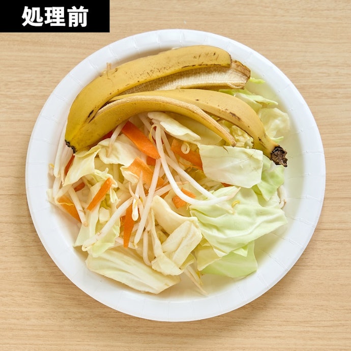 乾燥式のなかでも処理中のニオイは強め。時間とともに魚臭が出た