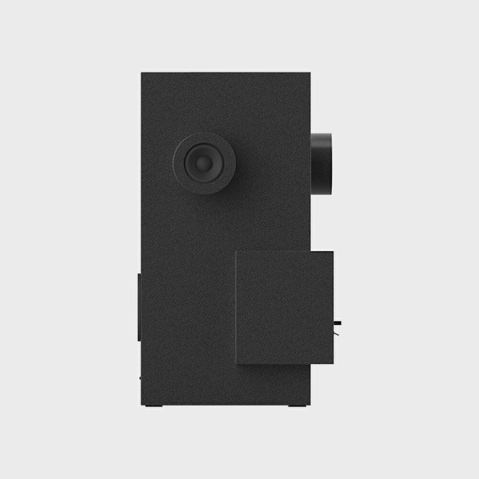 重厚感のあるデザインを選びたい人には、Brutalist Speaker・Steel Speaker