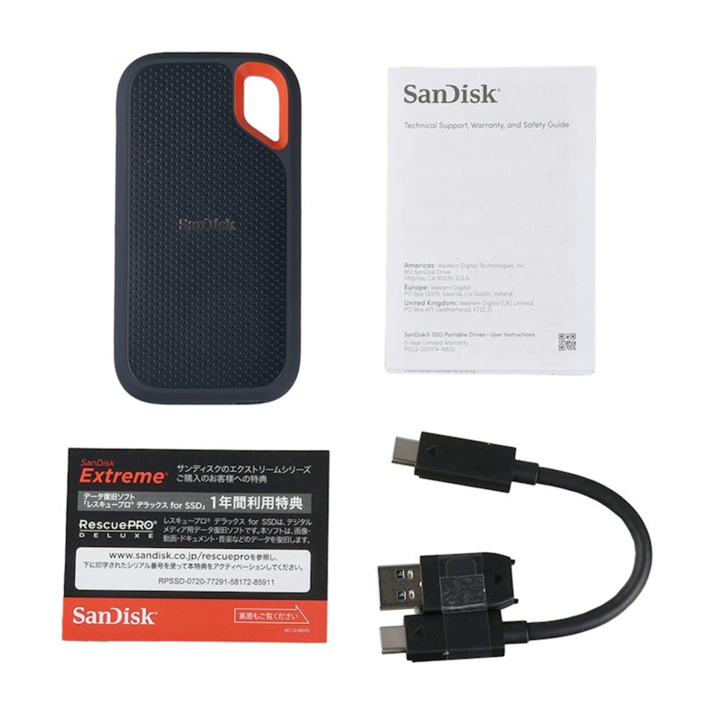 Sandisk エクストリーム ポータブル SSD V2の口コミ・評判は？実際に