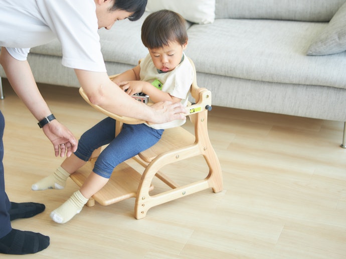 座面と足を入れる部分にゆとりがあると、乗せおろしが楽