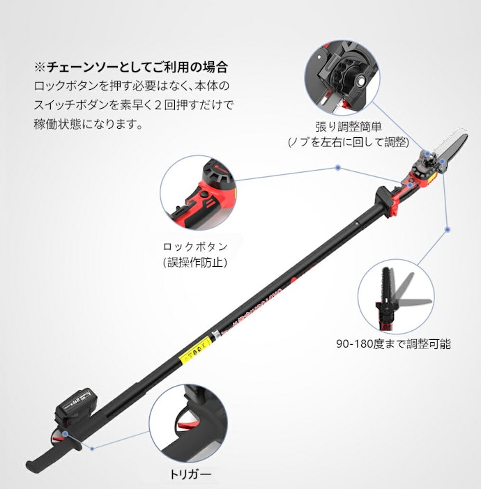 工具不要でチェーン調整可能であれば、メンテナンスがラク