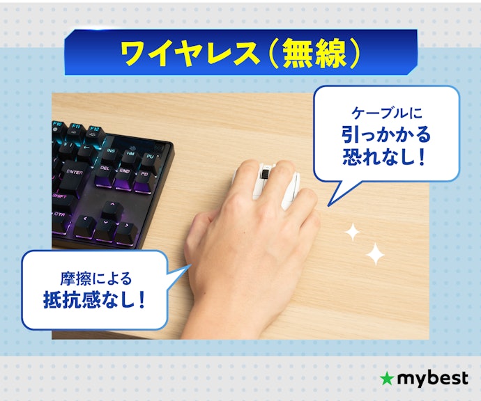 FPS・TPSプレイヤーは無線のゲーミングマウスがおすすめ
