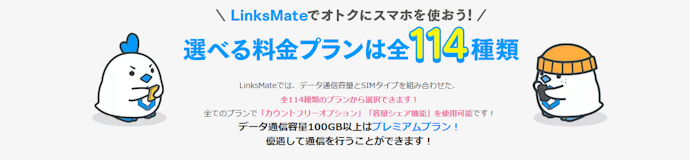 ギガ数が少ないプランは比較的リーズナブル